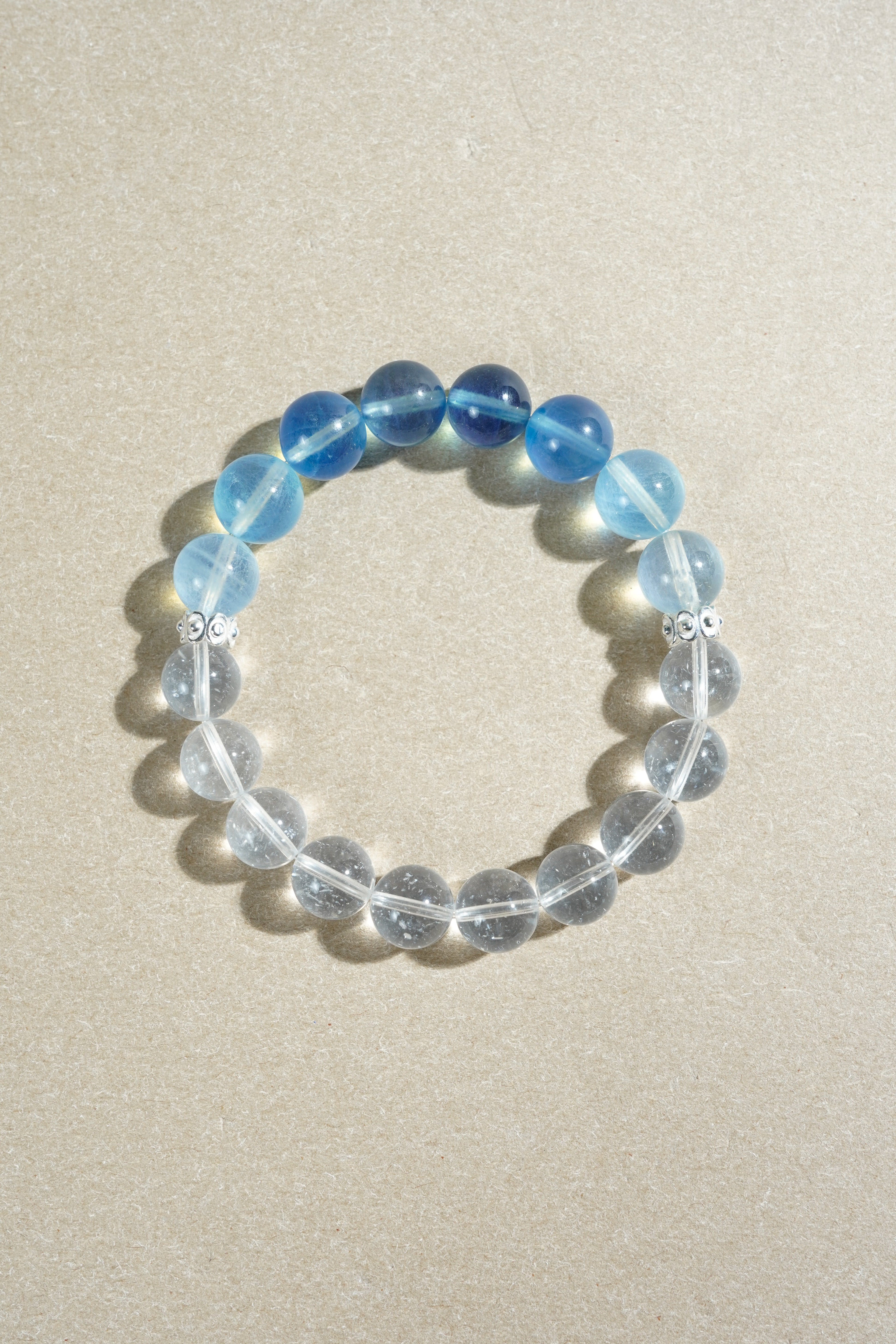 Five Elements · Metal Generates Water - White Strawberry Quartz with S925 Silver