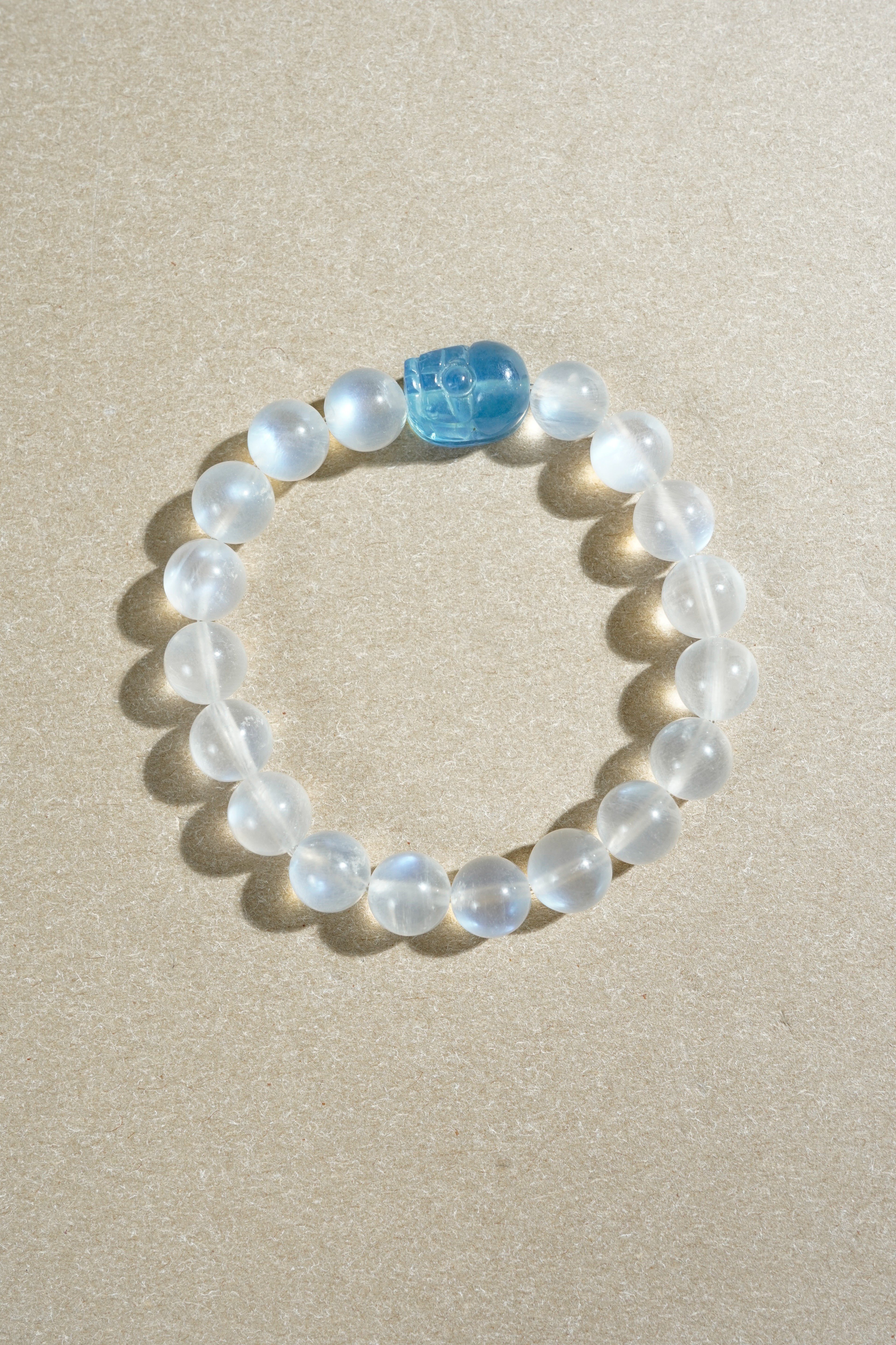 Five Elements · Metal Generates Water – Moonstone Pixiu Bracelet