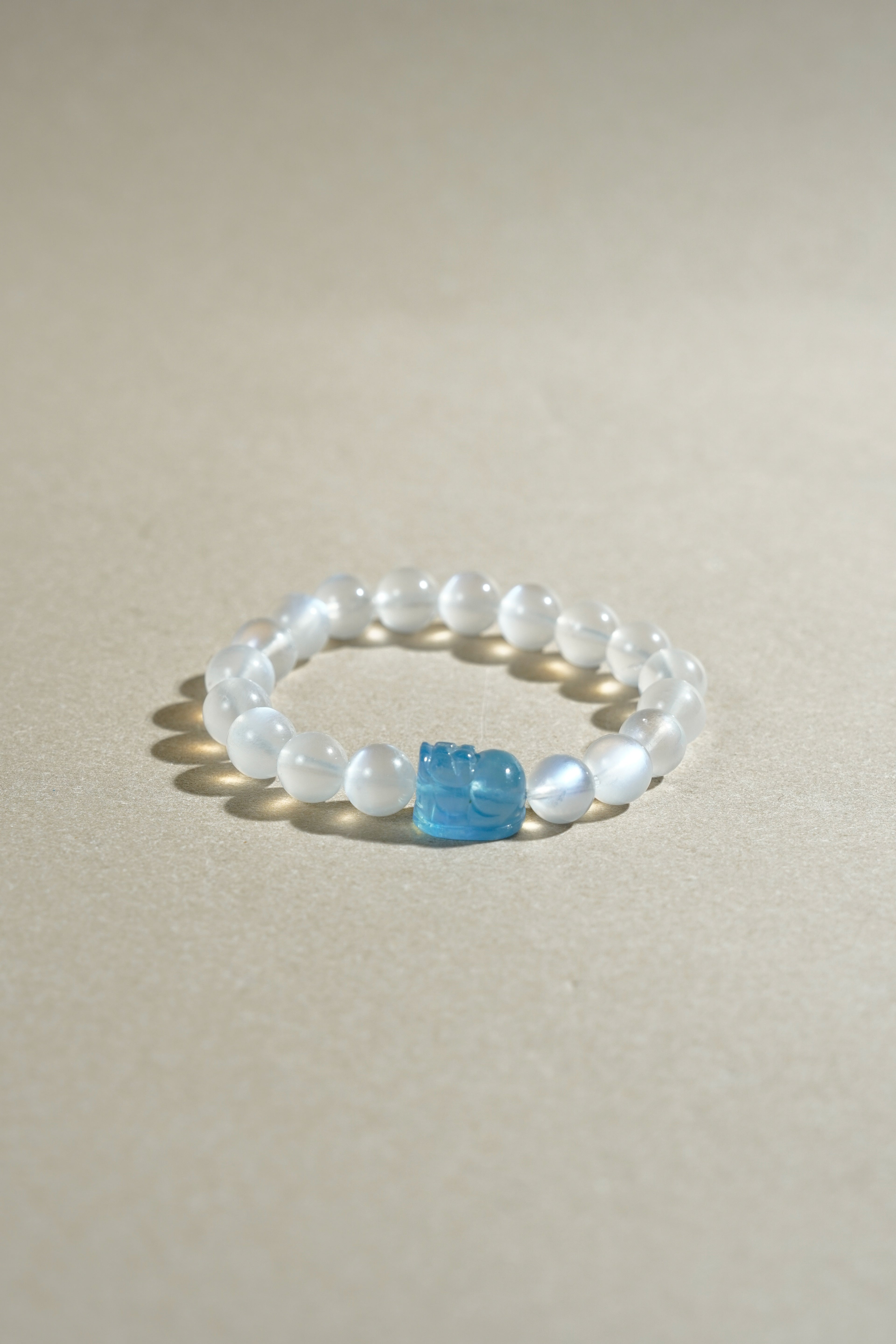 Five Elements · Metal Generates Water – Moonstone Pixiu Bracelet