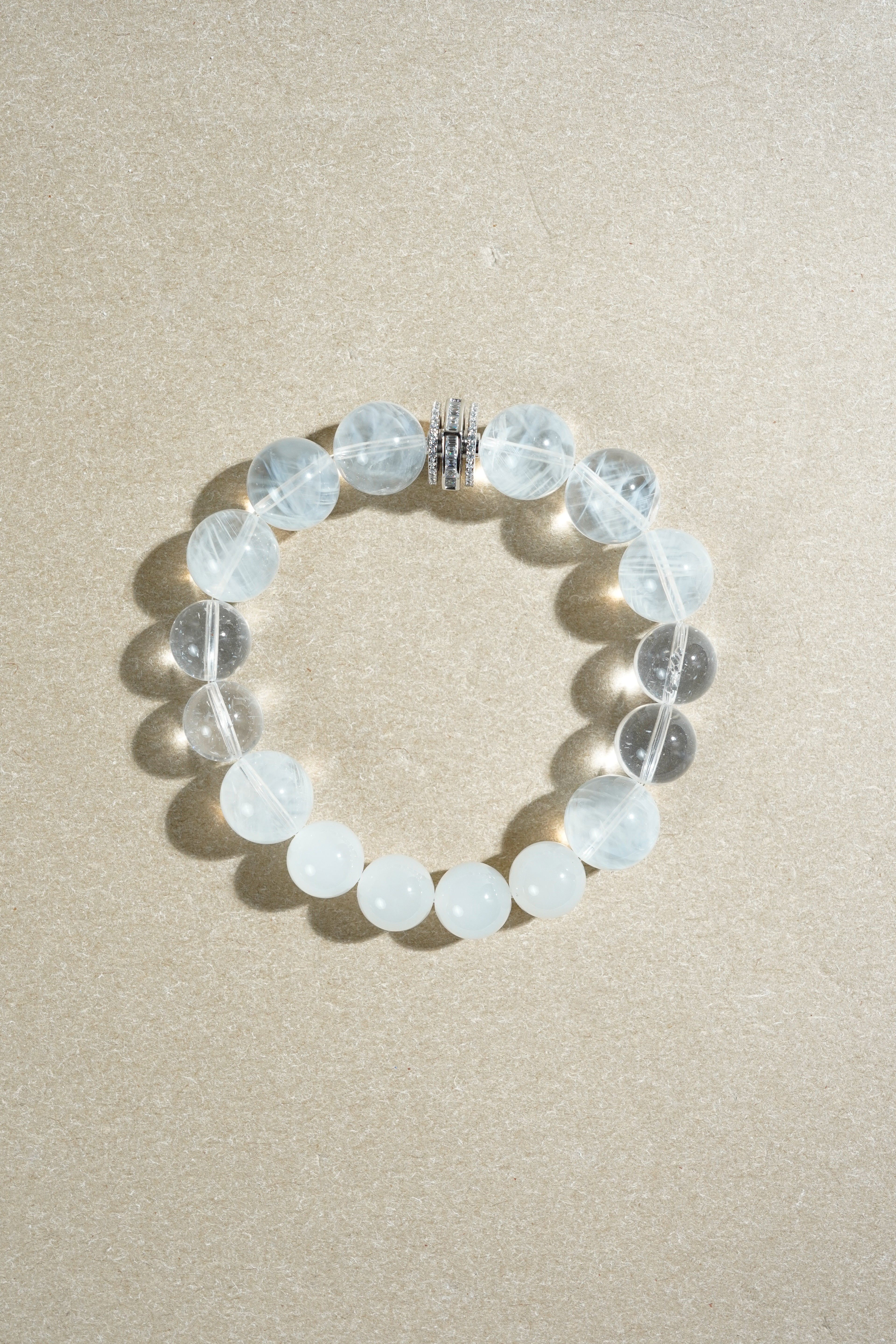 Five Elements · Metal - Blue Needle Quartz Bracelet with S925 Silver